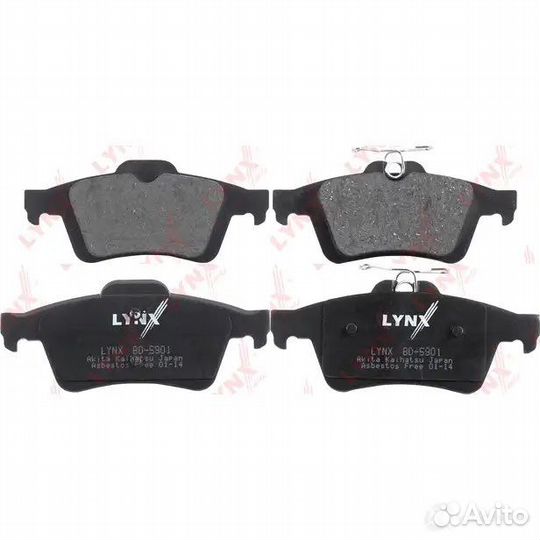 Колодки тормозные дисковые зад