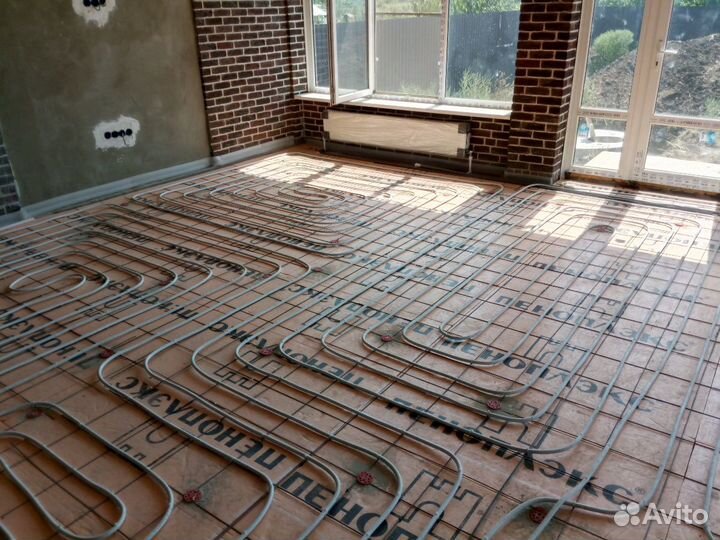 Водяной теплый пол отопление