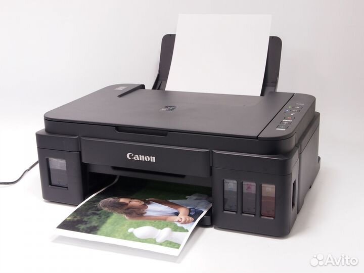 Цветной струйный мфу принтер с снпч