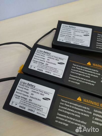 Аккумулятор 36v -8.8ah kugoo S2/S3/PRO/Aovo/GT350