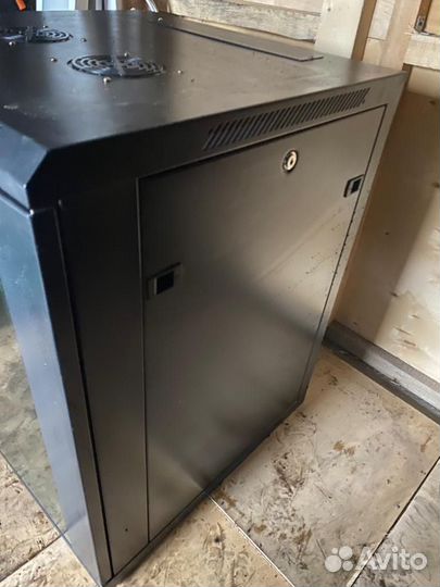 Серверный шкаф hyperline TWM 1566 GR RAL9004