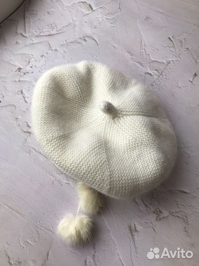 Берет зимний из ангоры