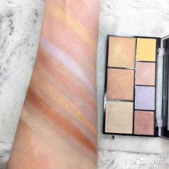 NYX Палетка хайлайтер Strobe of genious + карандаш