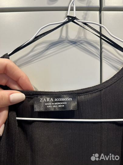 Блузка боди на запах Zara