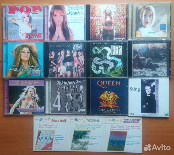 Музыка на компакт дисках CD(Аудио-CD)