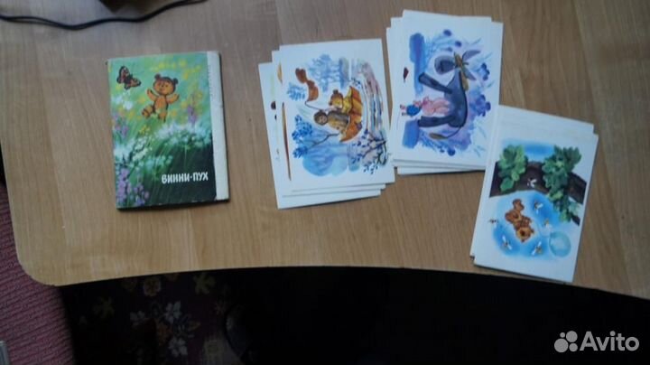596,36 Винни-Пух. Комплект открыток 16шт. 1976 год