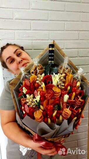 Мужские букеты съедобные