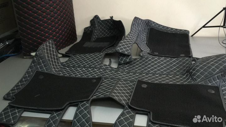 3D Коврики Audi A6 из Экокожи