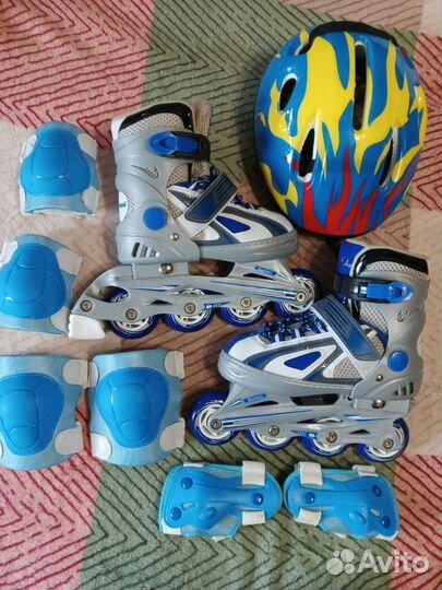 Детские ролики и защита