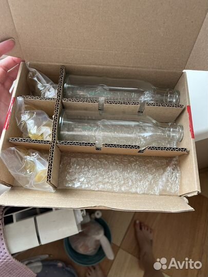 Стекляные бутылки детские