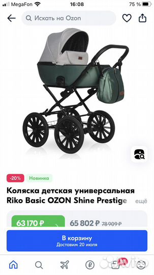 Коляска 2 в 1