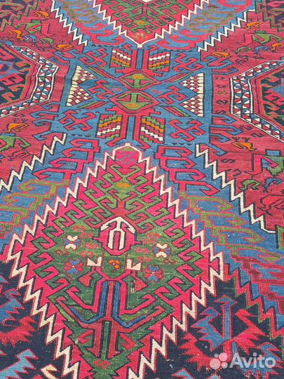 Ковер сумах дракон ручной работы