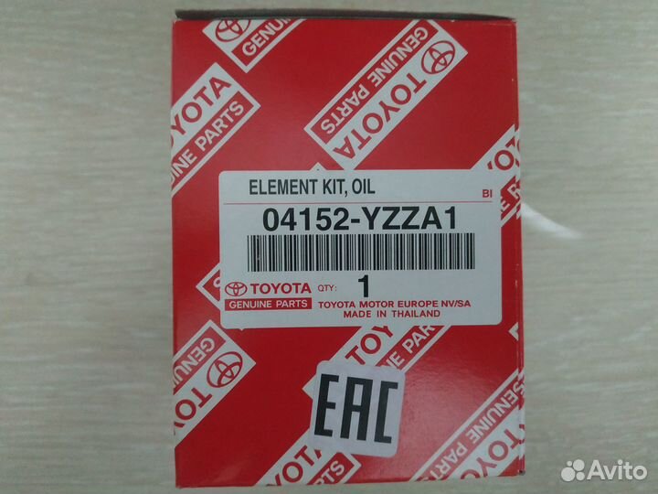 Фильтр масляный 04152-yzza1