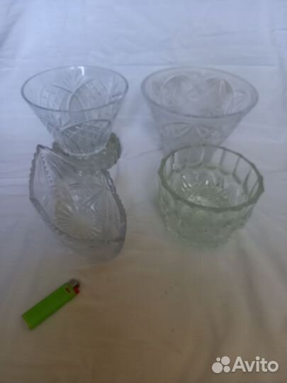 Хрусталь ваза конфетница