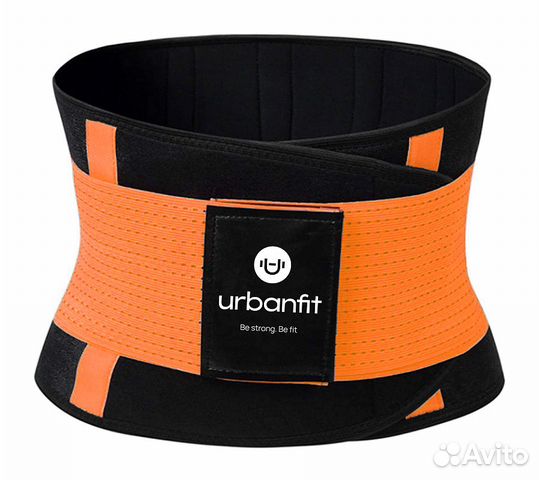 Пояс для похудения Urbanfit, размер L, оранжевый