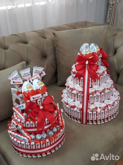 Сладкие букеты из конфет