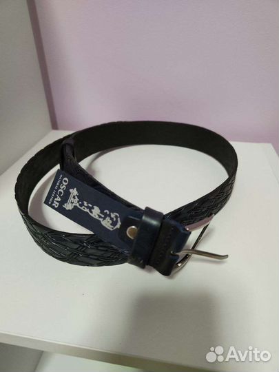 Мужской ремень из натуральной кожи новый