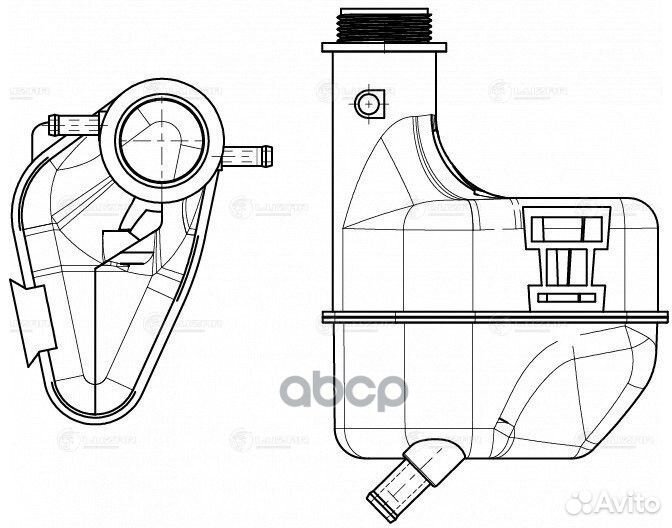 Бачок расширительный LET0552 luzar