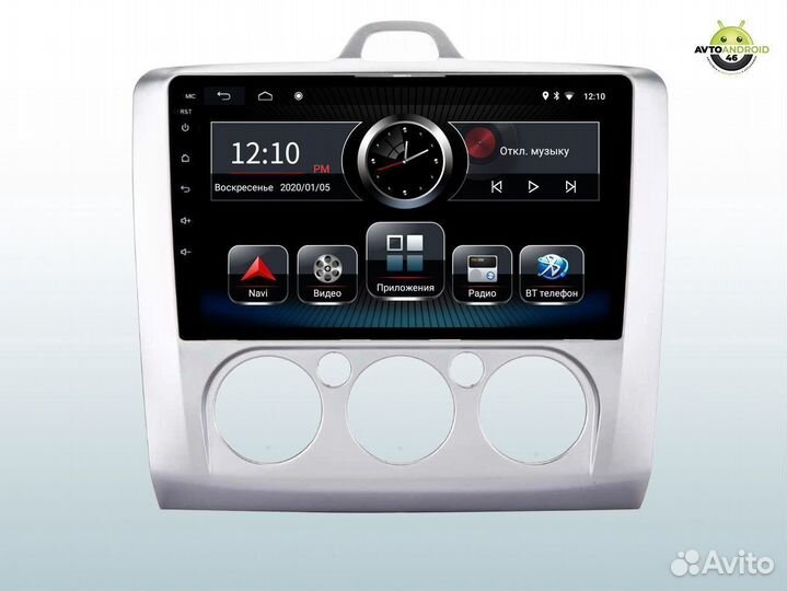 Ford Focus 2 2005-2010 Кондиционер Android