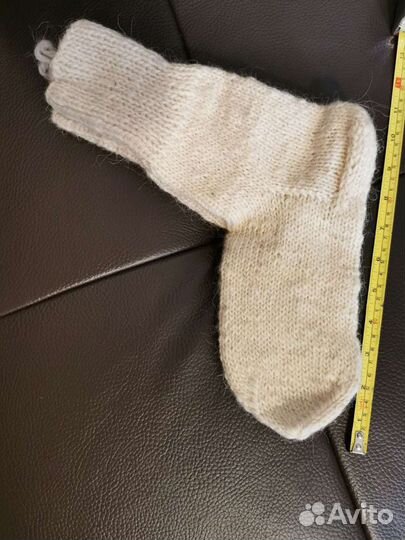 Носки из овечьей шерсти. Ручная вязка. Новые