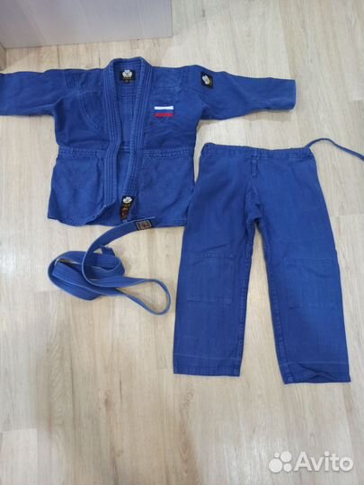 Кимоно для дзюдо синее