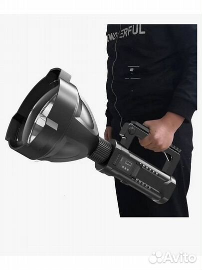 Фонарь ручной прожектор светодиодный со штативом