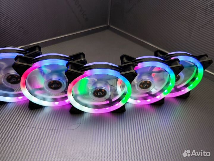 Вентилятор 120 mm DCBrushless FiveColor Rgb