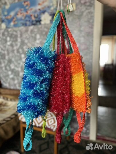 Мочалка ручной работы