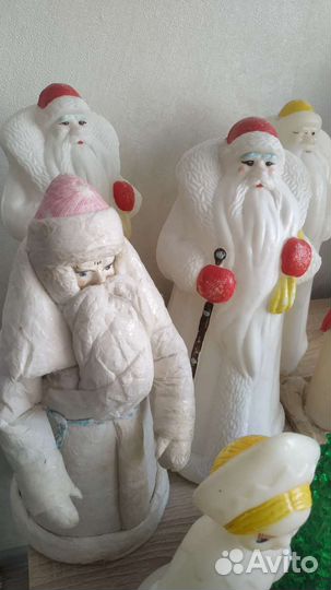 Дед мороз и снегурочка СССР елка