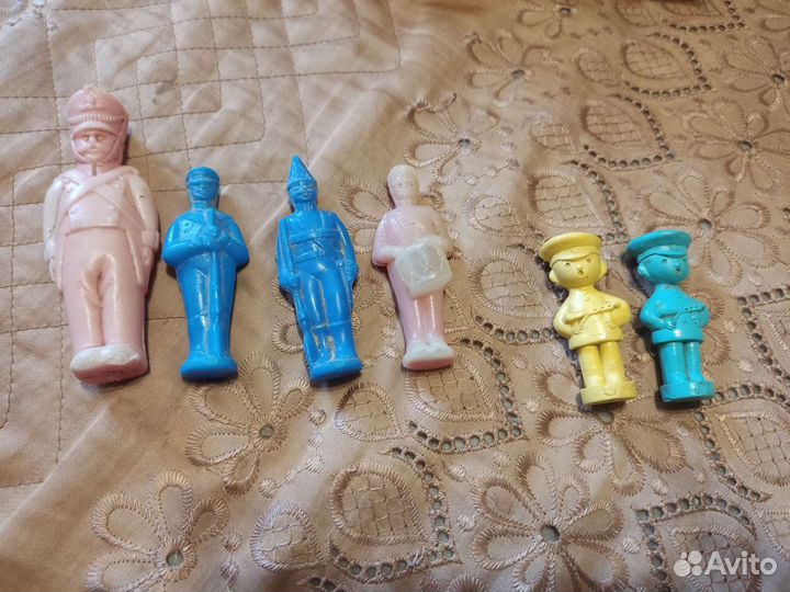 Игрушки СССР солдатики, дутыши и др