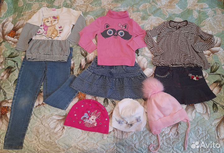 Вещи пакетом на девочку 3-5 лет
