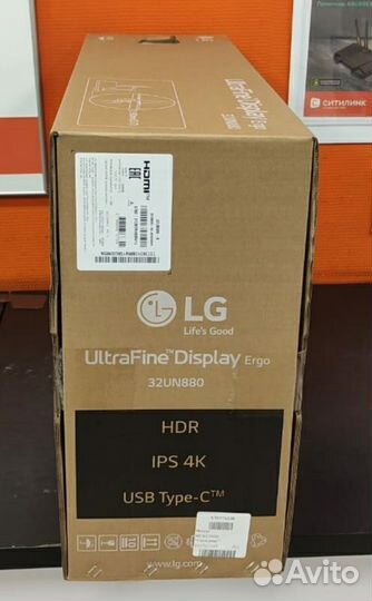 Новый LG 32UN880 31,5 UHD 4K IPS USB Type-C