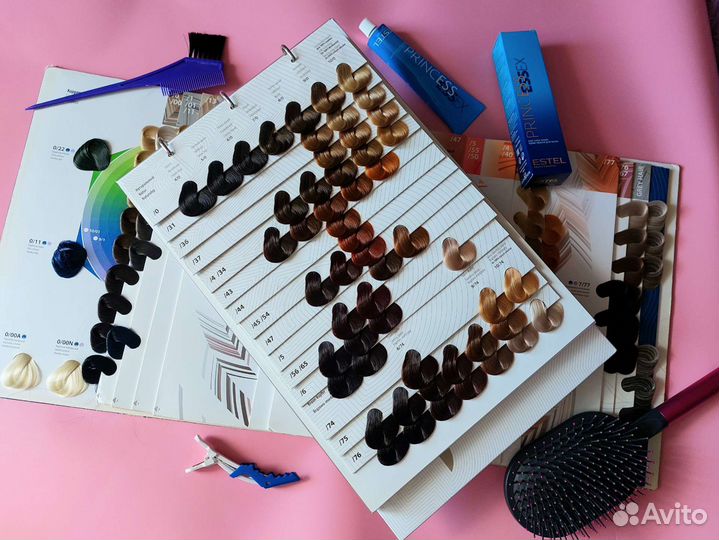 Палитра эстель для волос deluxe silver