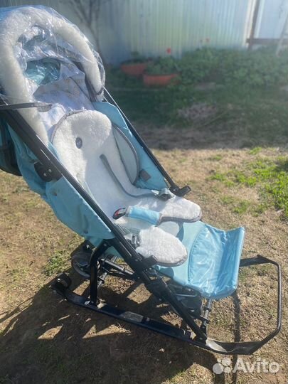 Санки коляска nika 7-5K