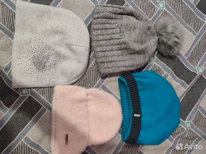 Шапка и шарф женский