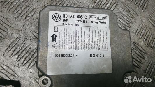 Блок управления airbag volkswagen touran (1T1, 1T2