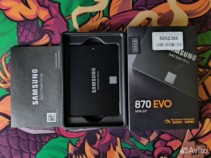 Samsung 870 EVO 500гб