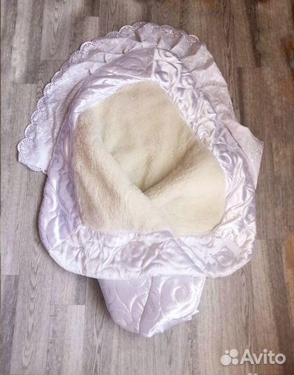 Одеяло детское новое овчина