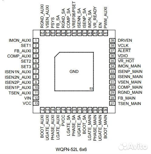 Микросхема RT3601bcgqw