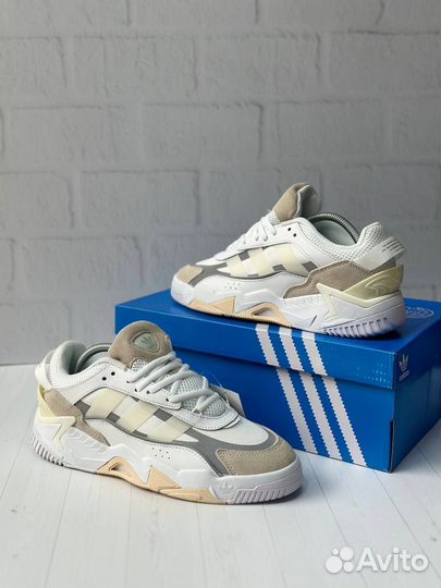 Кроссовки Adidas Niteball 2.0 White & Beige