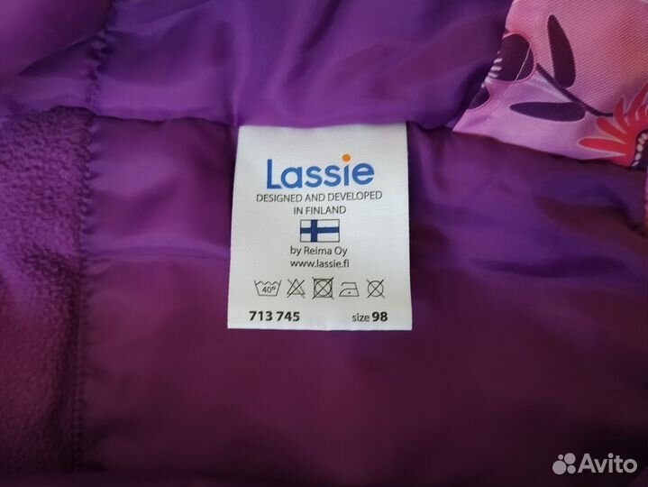 Зимний комплект для девочки 98-104 lassie