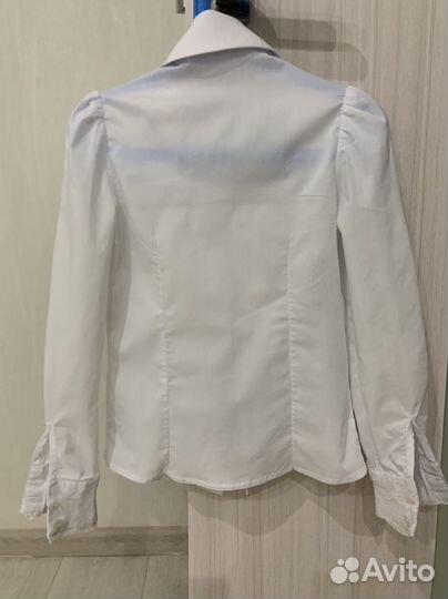 Школьная форма, белая рубашка 116-122