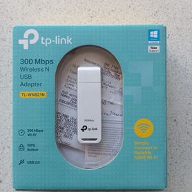 Адаптер беспровод TP-Link tl-wn821n usb 802.11n