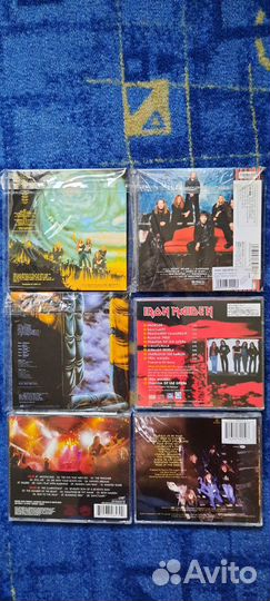 Фирменные диски Iron Maiden, Queen, Roger Taylor