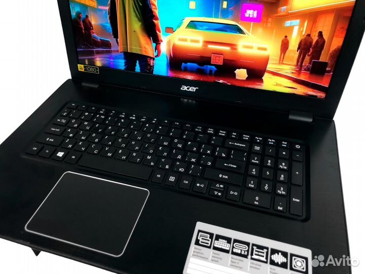 Игровой ноутбук Acer Geforce + SSD
