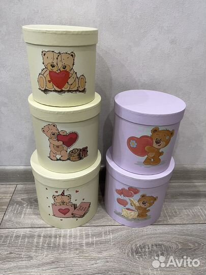 Коробка подарочная шляпная для цветов