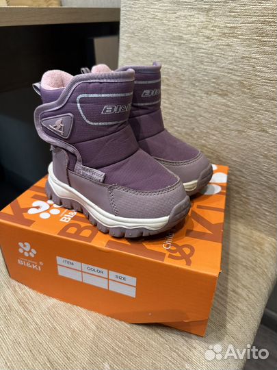 Ботинки зимние для девочки 23размер