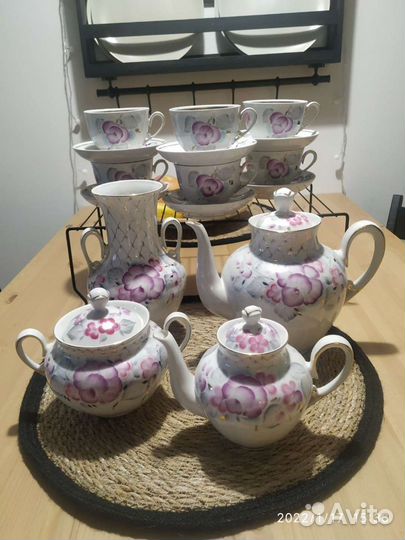 Сервиз чайный СССР Сысерть 1977-1986