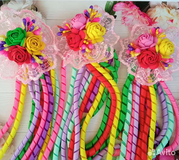 Бантики, ободоки, резинки, заколки