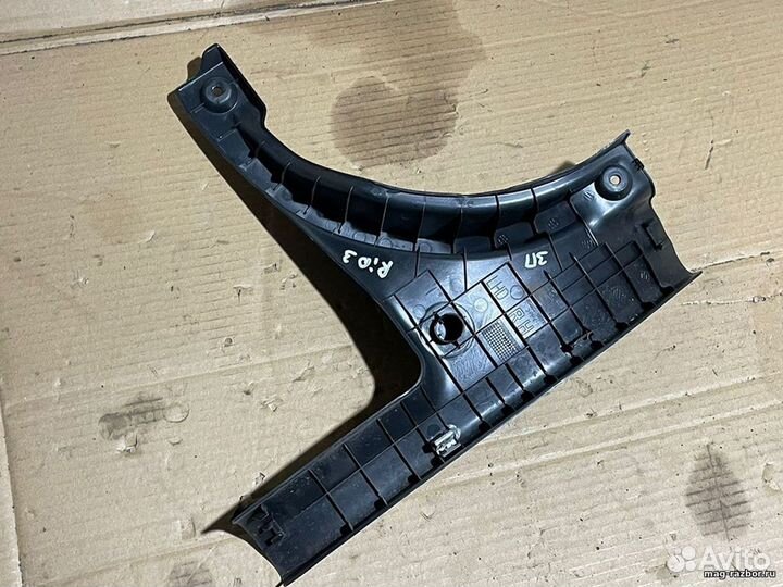 Накладка порога Kia Rio, III задняя правая